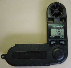 ポケット型ベーン式風速温湿度計/ 品番 MF6-8918S